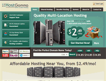 Tablet Screenshot of hostgamma.com